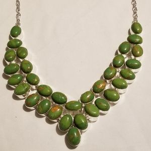 🌺BOGO New*Vintage Copper Green Turquoise Necklace